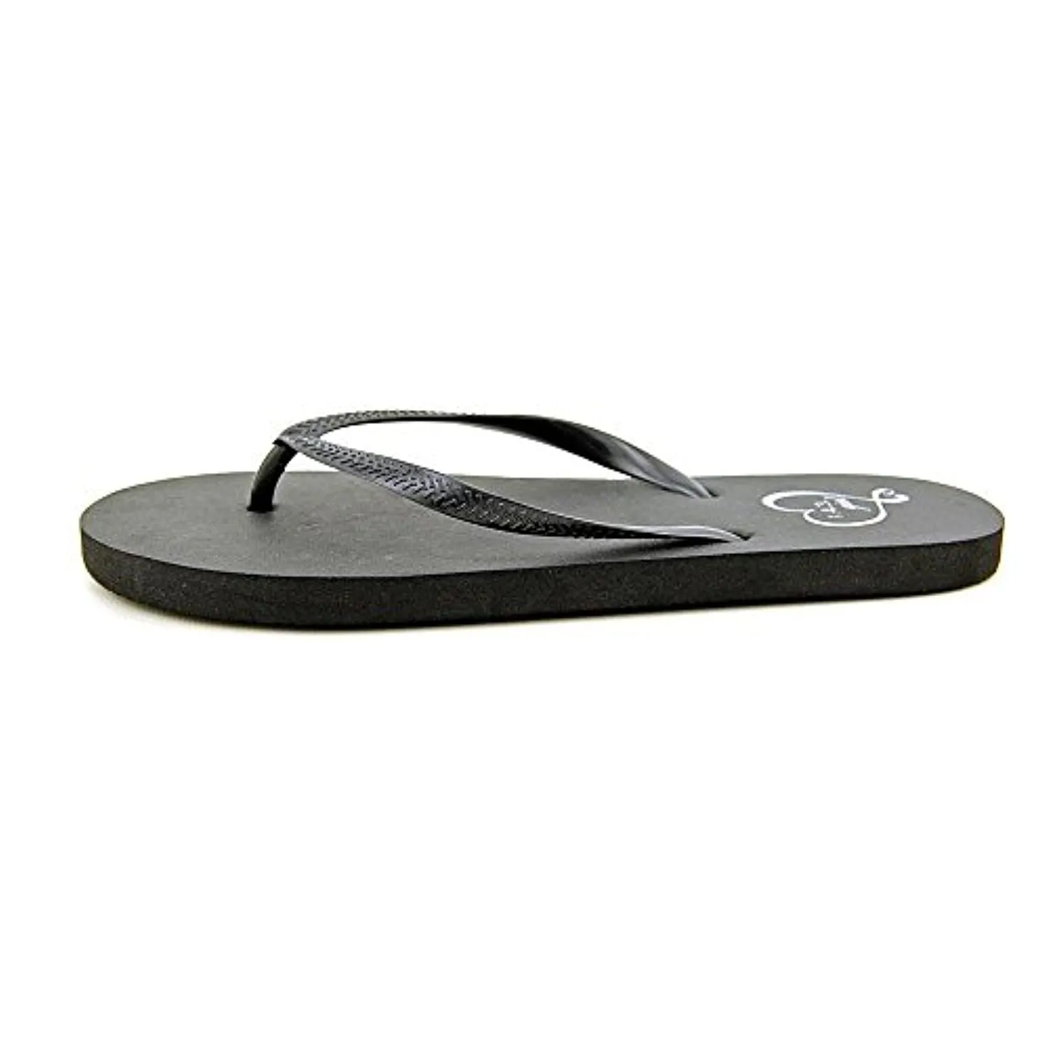 143 Girl Women Zada Black Thong Sandals 6 M US