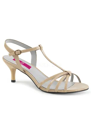 2 1/2" Heel T-Strap Heel Open Toe Sandal