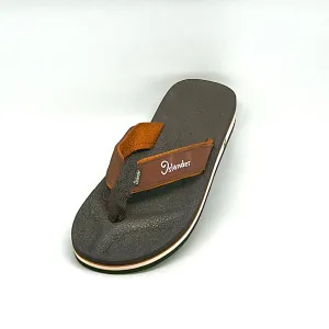 2100 Series Sandals (Flip Flops) - Brown / Cream