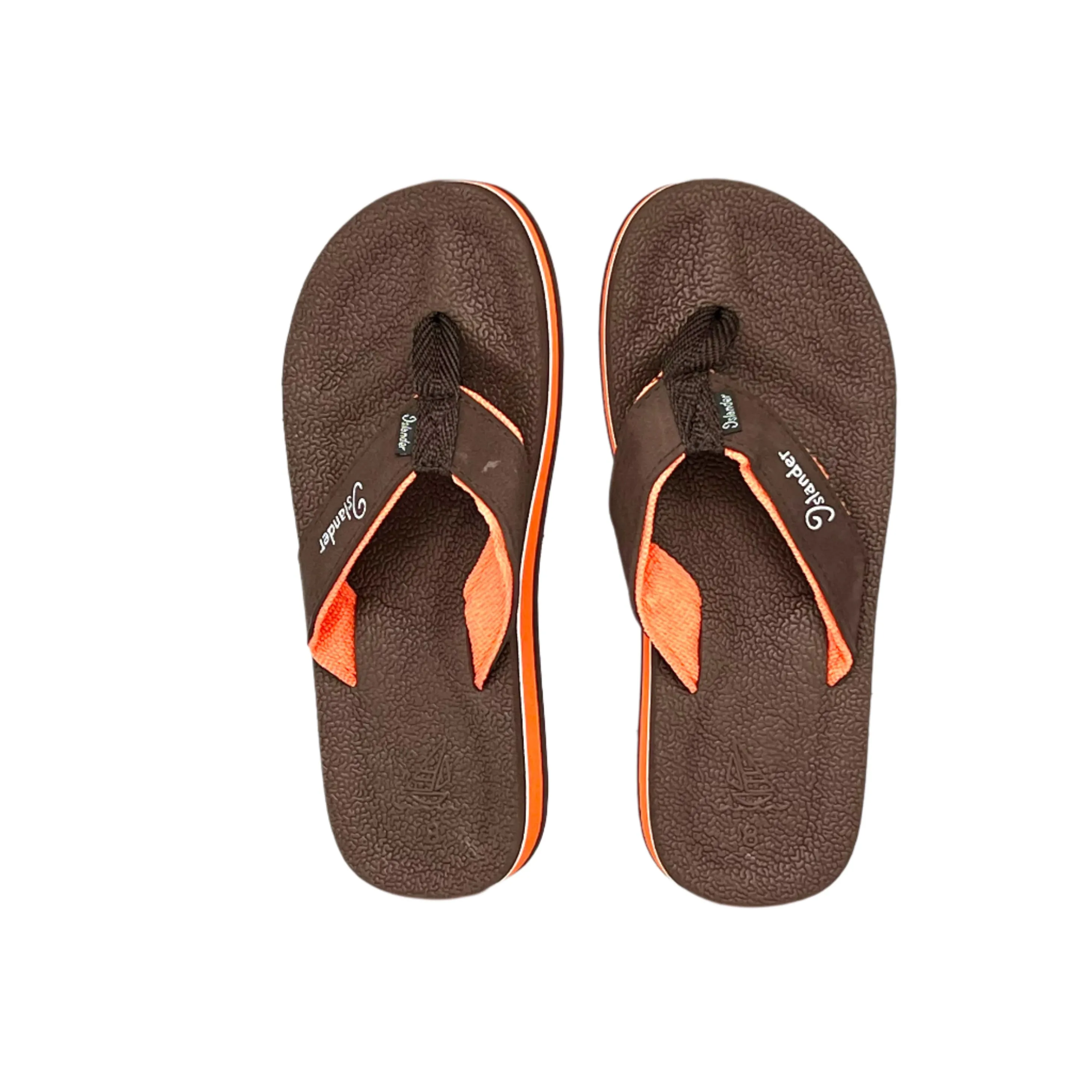 2300 Series Sandals (Flip Flops) - Brown / Orange