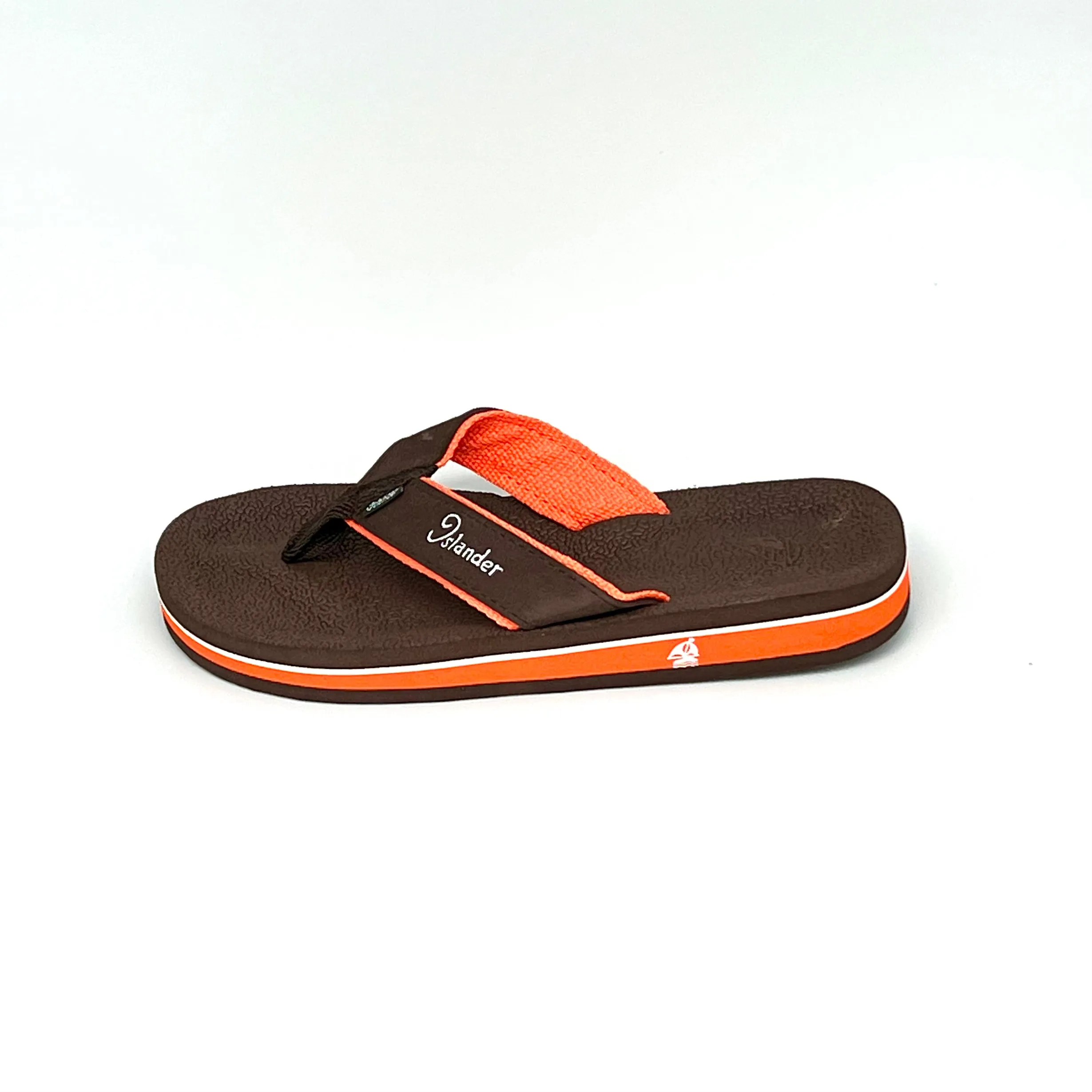 2300 Series Sandals (Flip Flops) - Brown / Orange