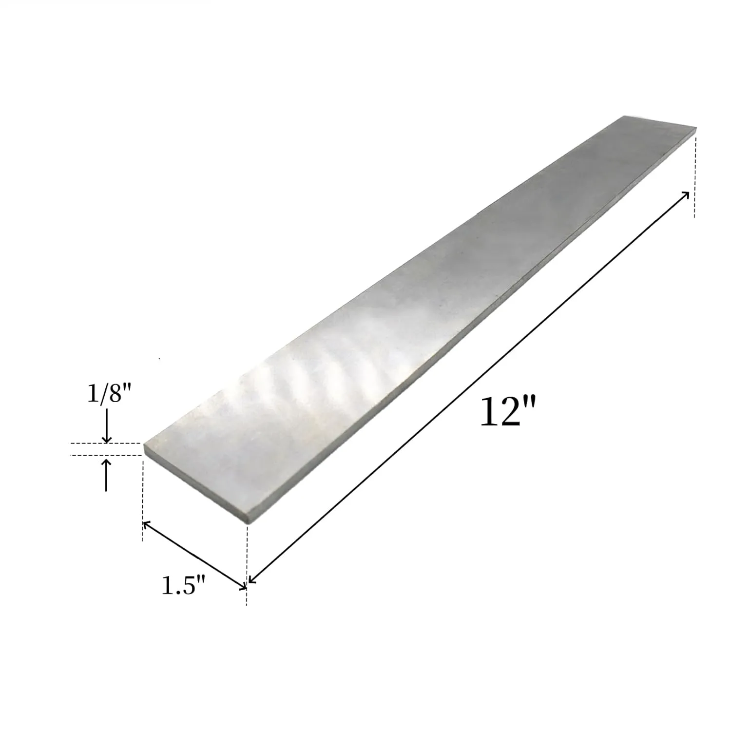 4 Pack 1084 Steel for Knife Making-12 x1.5 x1/8" Steel Flat Stock,Knife Blanks for Knife Making,Flat Steel Bars