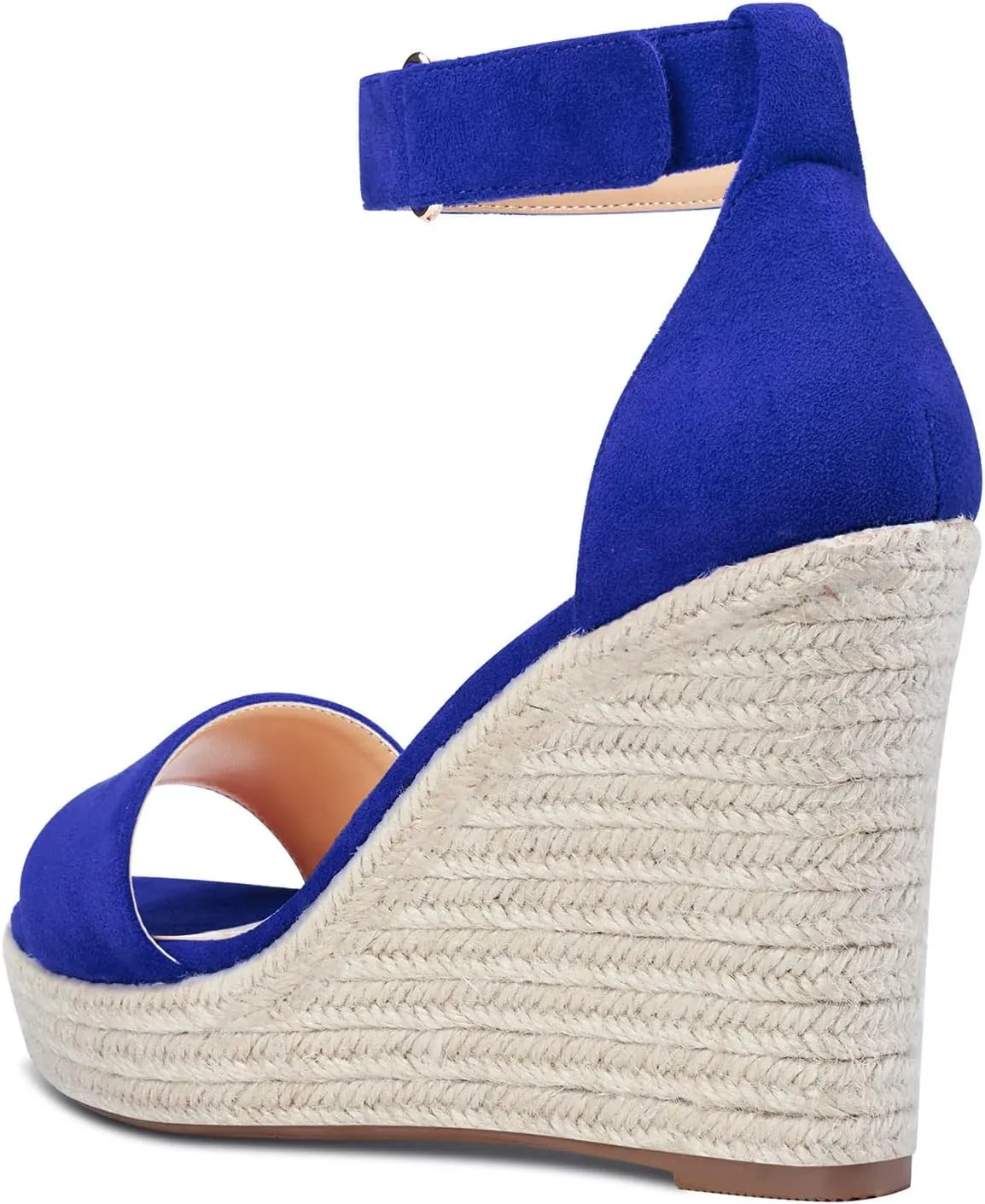 Aachcol Women Wedge Sandals Ankle Strap Platform Open Toe High Heel Classic Cute Dress Shoes 4 Inch
