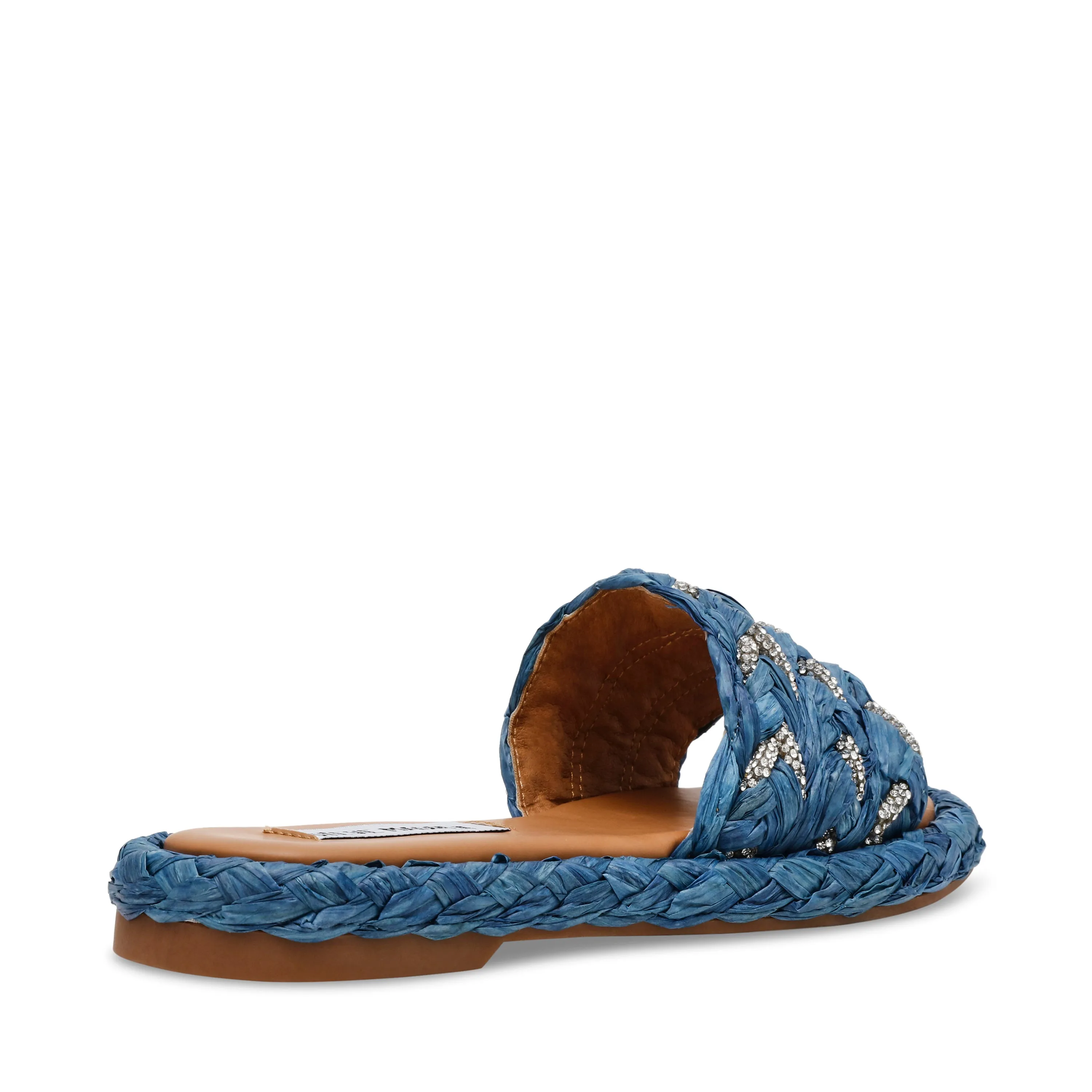 ADORER BLUE RAFFIA SANDALS