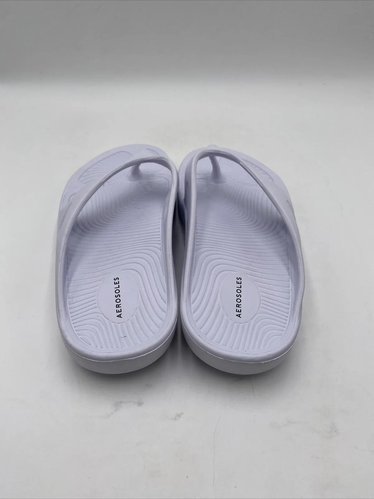 Aerosole Women's Marie Thong Sandals White Size 10W