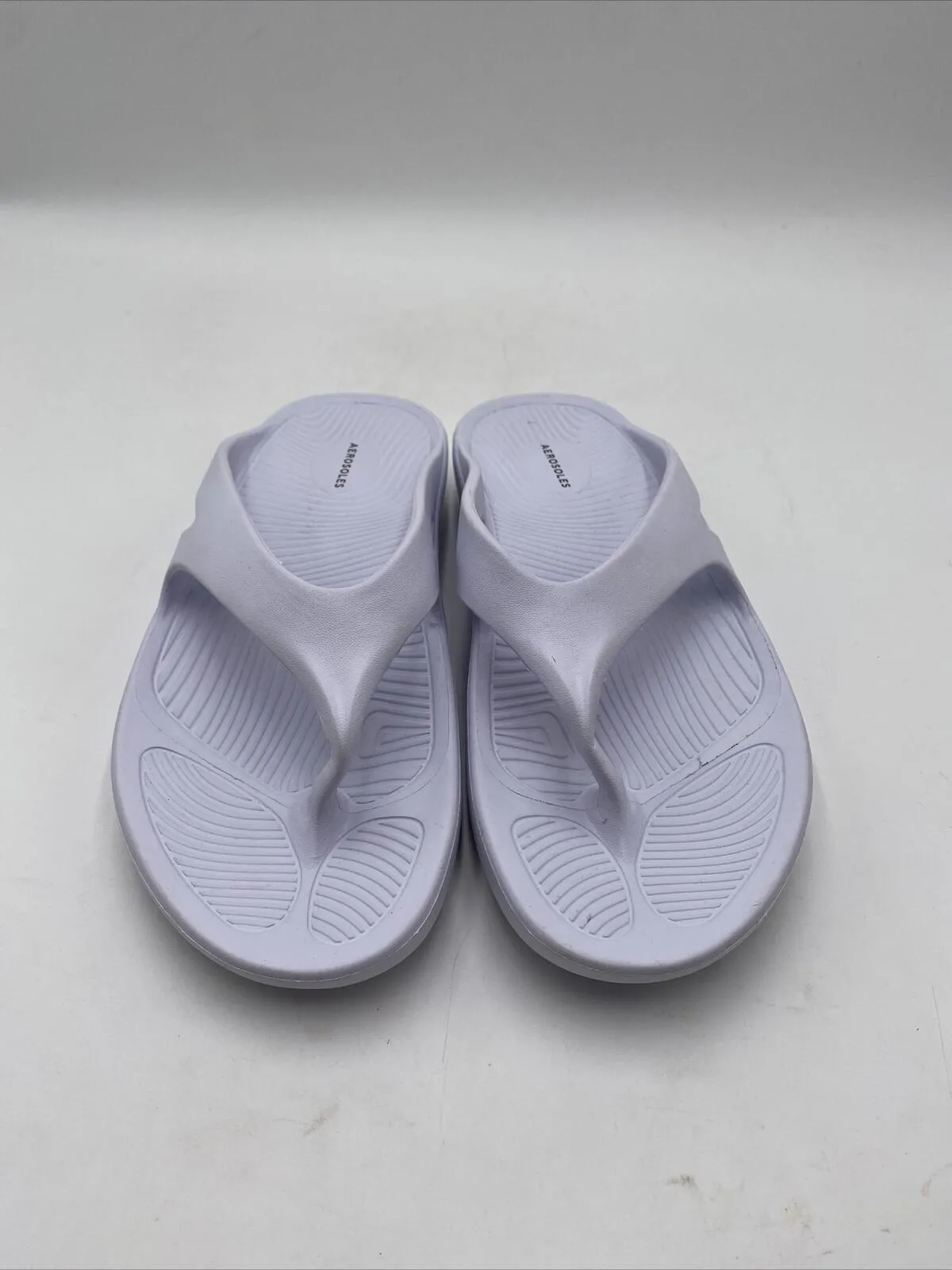 Aerosole Women's Marie Thong Sandals White Size 10W