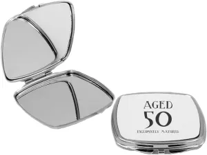 AGED 50 Exclusively Matured! - Square Compact Mirror Personal Mirror