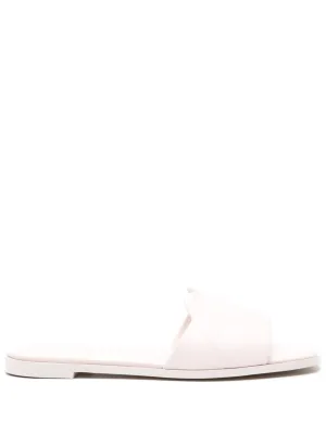 Alexander Mc Queen Leather Flat Sandals