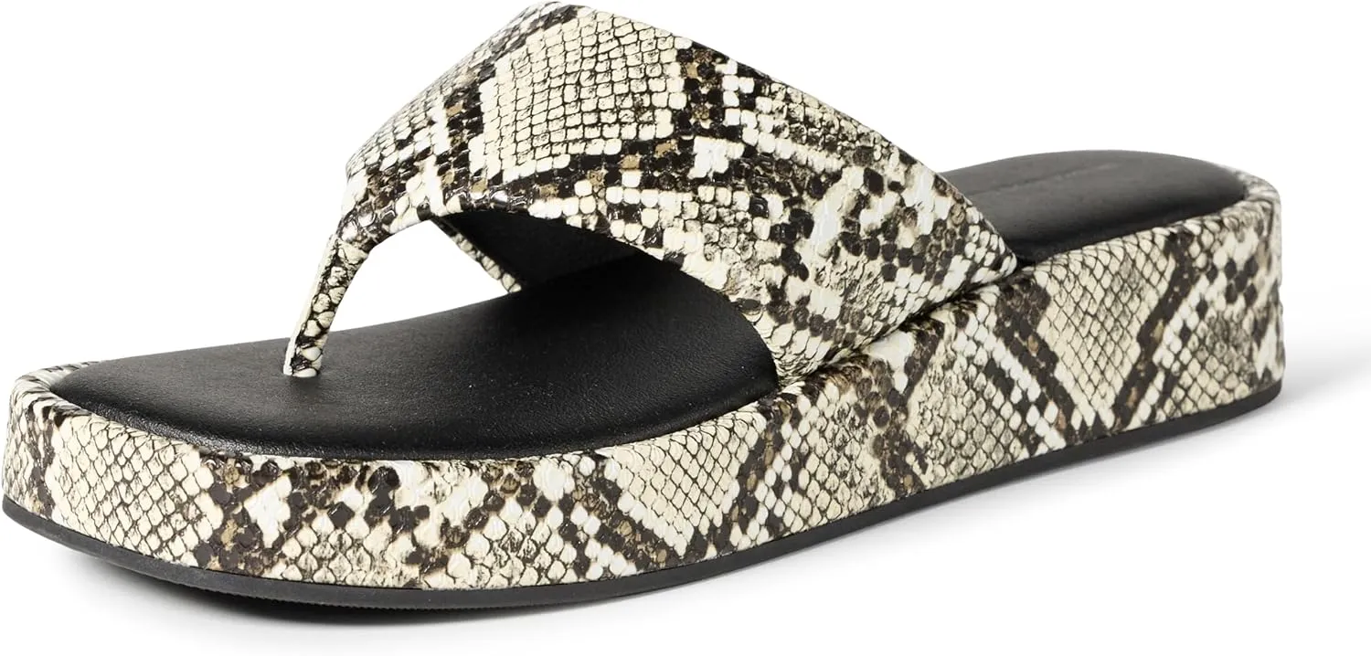 Amazon Essentials Women's Flatform Thong Sandals