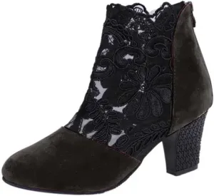 AMDBEL Winter Boots for Women 2024 Ankle Booties Sexy Chunky Heel Short Boots Fashion Boots Pointd Toe Fall Winter Shoes