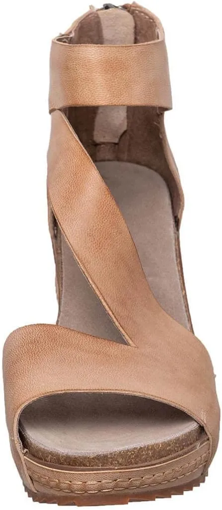 Antelope Women's Davi Leather Wedge Sandals