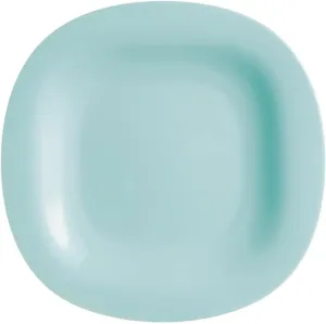 ARC 5919301 Cute Glass Plate, Flat Opal, Turquoise Color, Square, cm 27 X 27, Glass