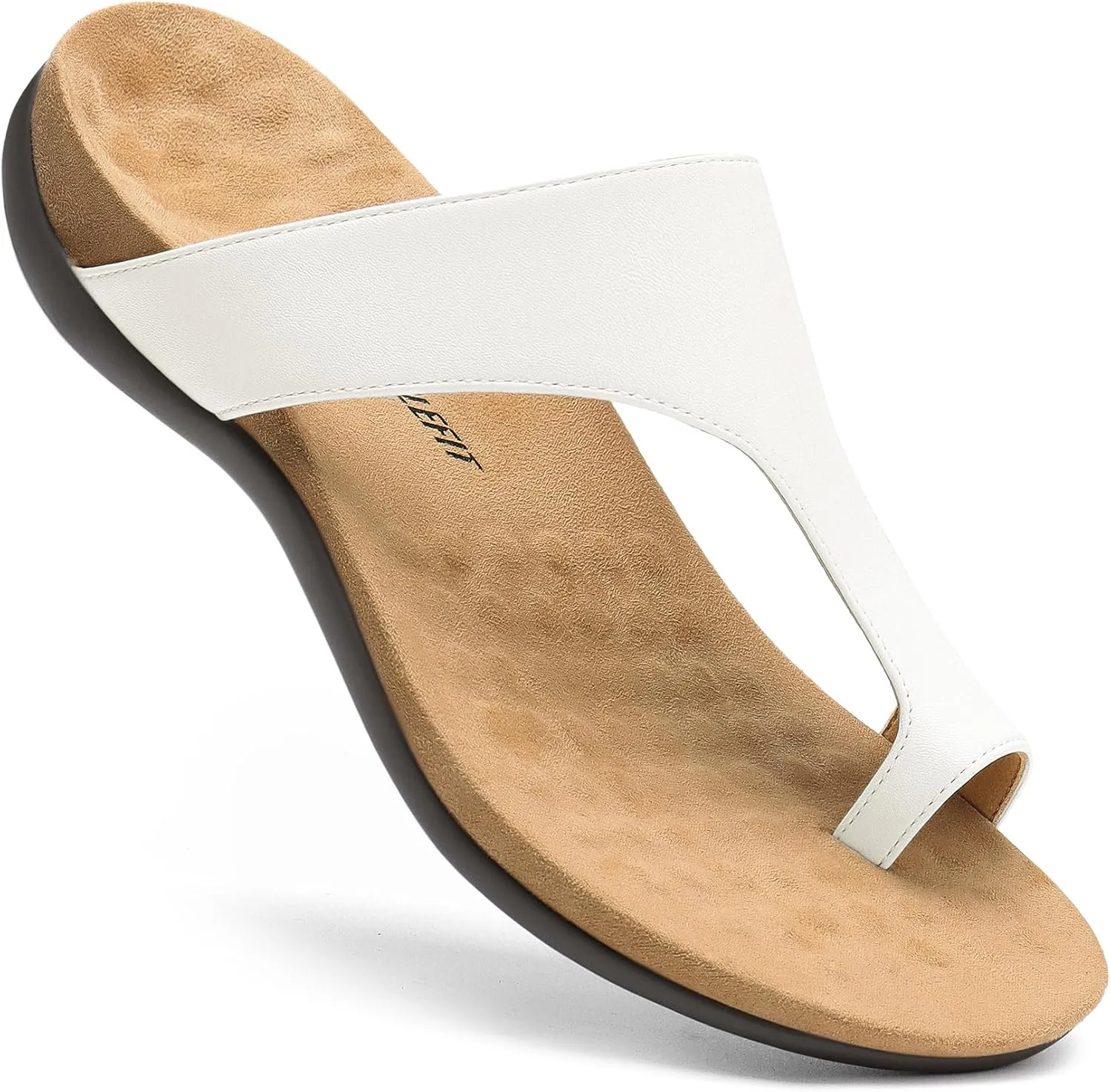 Athlefit Orthopedic Sandals for Women Arch Support Flip Flops Comfortable Walking Orthotic Thong Sandals