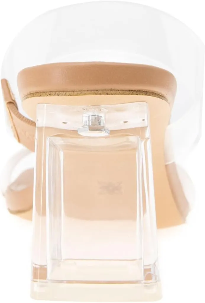 BCBGeneration Women's Neutral Heeled Sandal