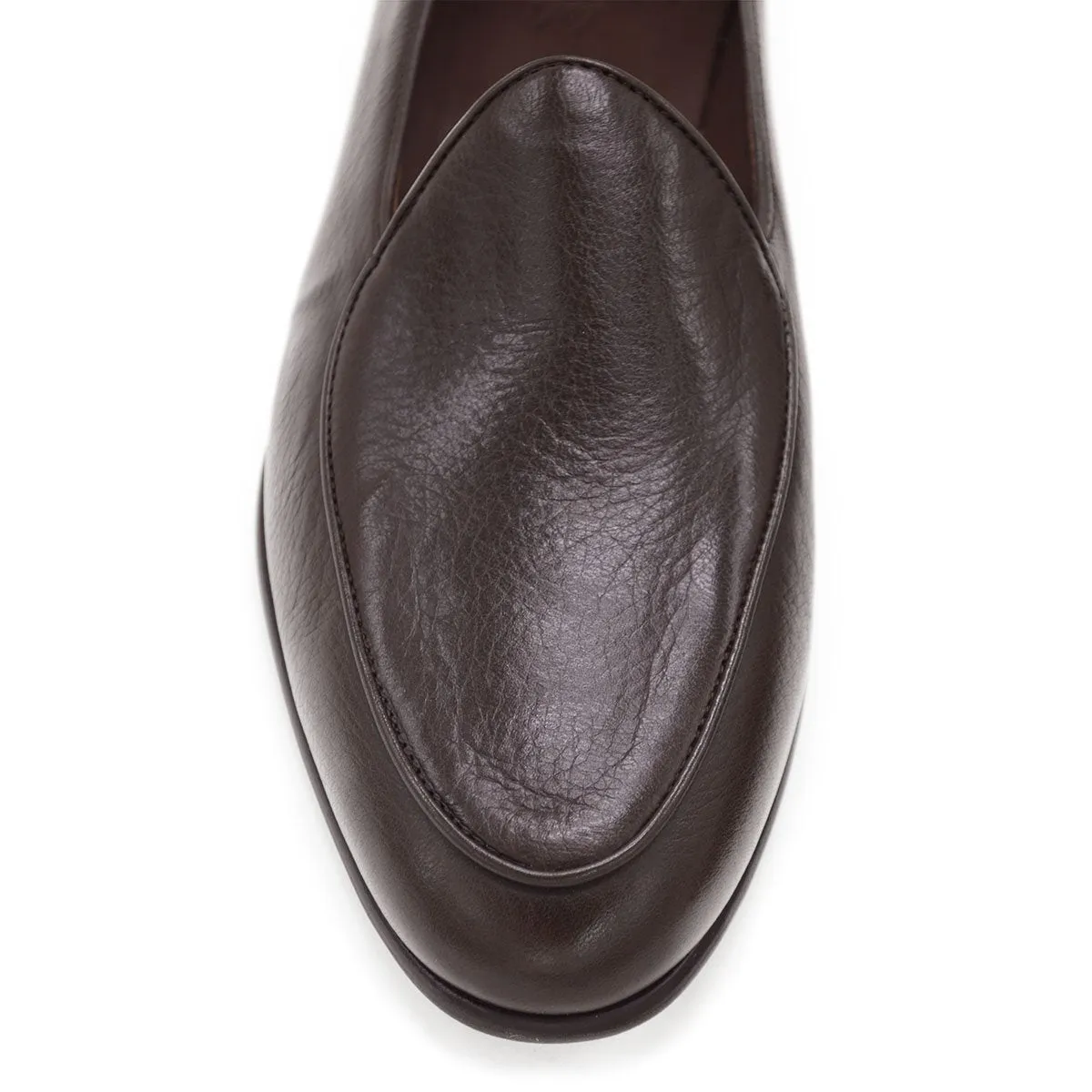 Berwick 1707 Classic Belgian Loafer (4950) Dark Brown Deerskin