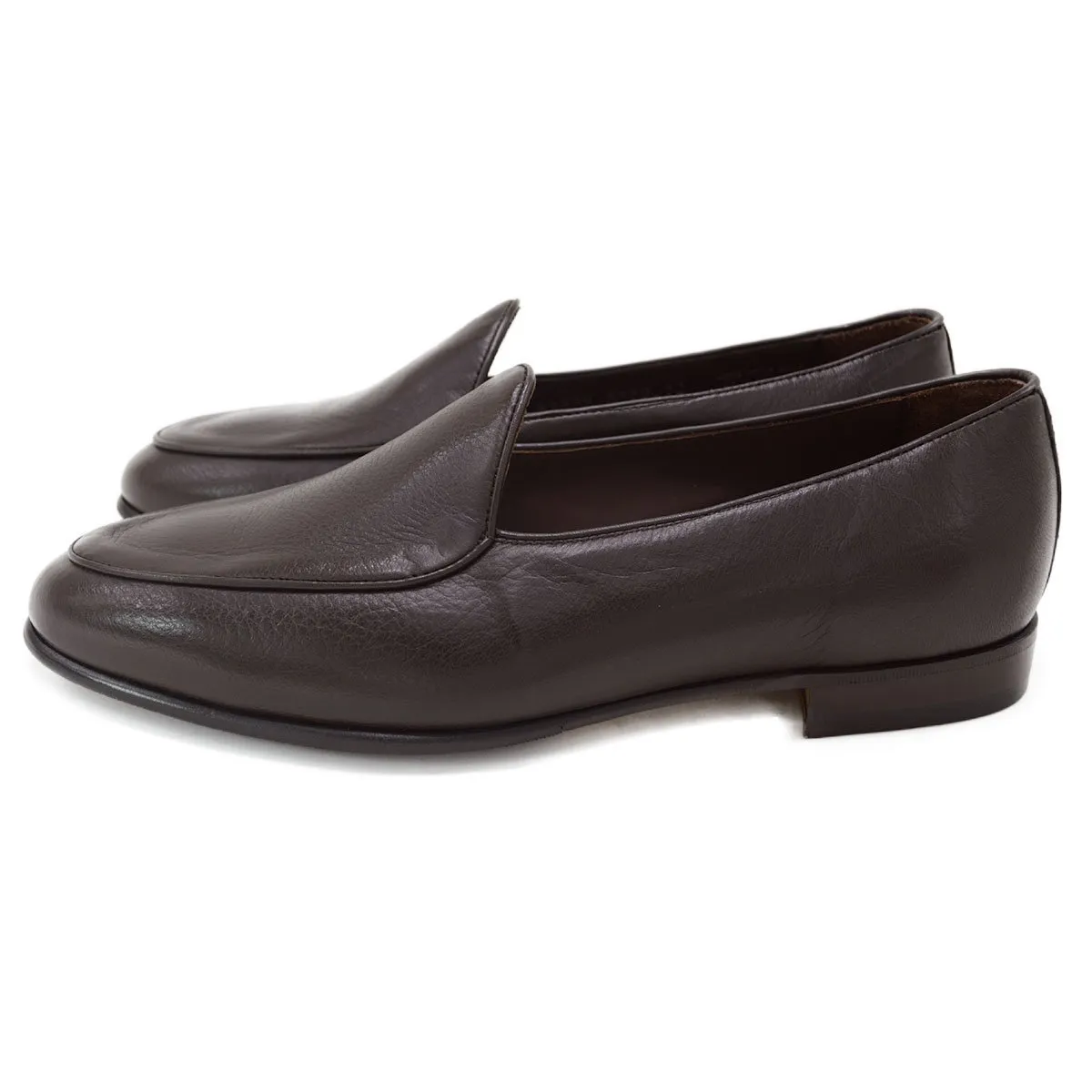 Berwick 1707 Classic Belgian Loafer (4950) Dark Brown Deerskin
