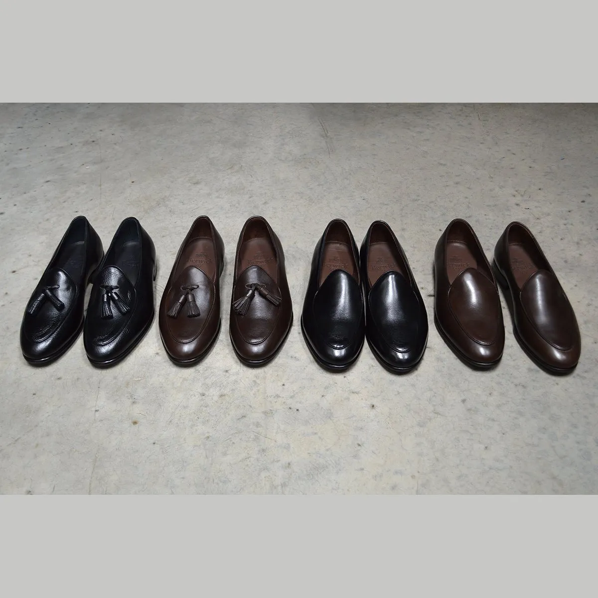 Berwick 1707 Classic Belgian Loafer (4950) Dark Brown Deerskin