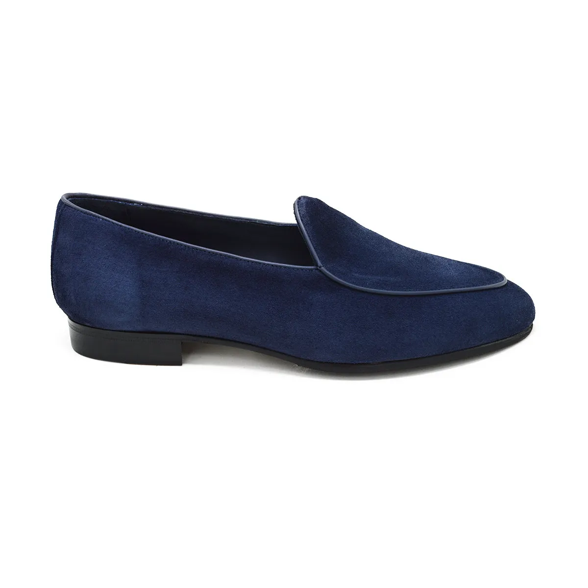 Berwick 1707 Classic Belgian Loafer (4950) Navy Suede