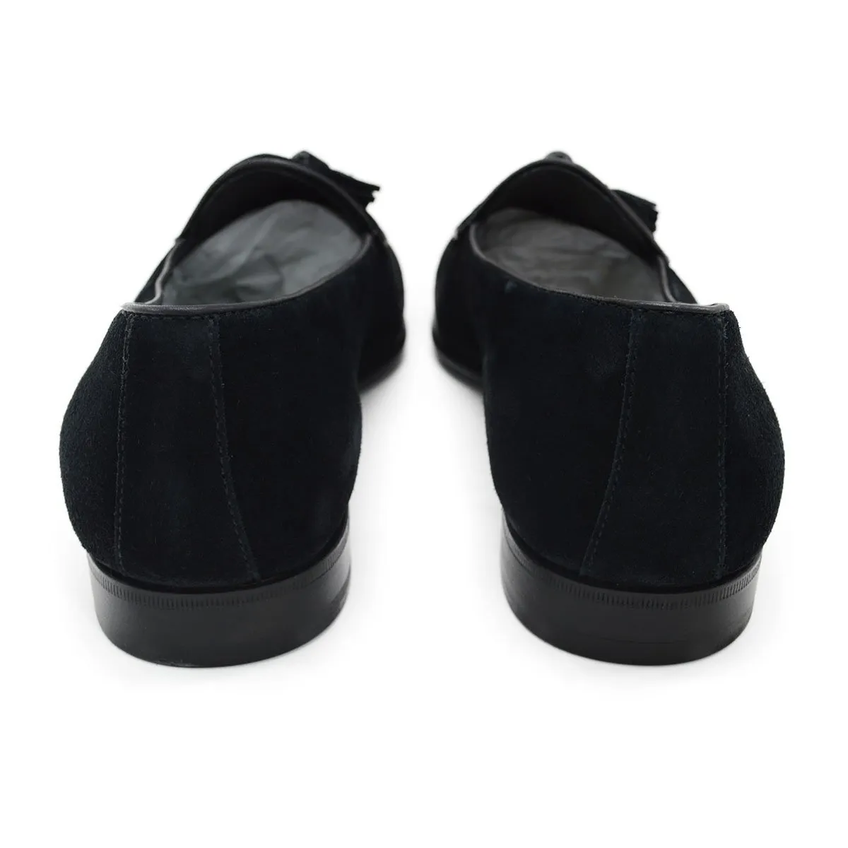 Berwick 1707 Tassel Belgian Loafer (4951) Black Suede