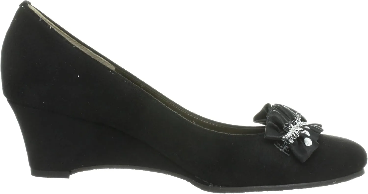 Betty Club 10208853419 Gathered Wedge Pumps