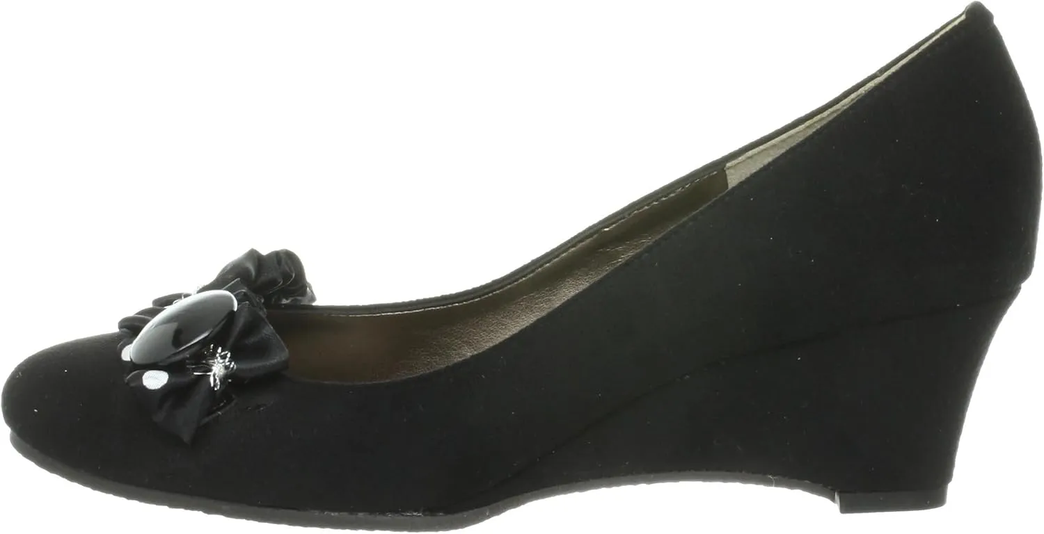 Betty Club 10208853419 Gathered Wedge Pumps