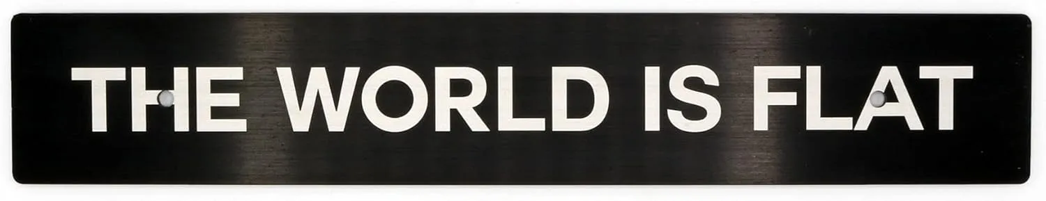 Billetworkz The World is Flat License Plate Delete Compatible with Subaru WRX/STI 2008-21