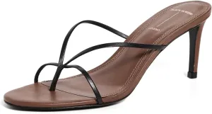 Black Suede Studio Women's Jade Sandals 65mm