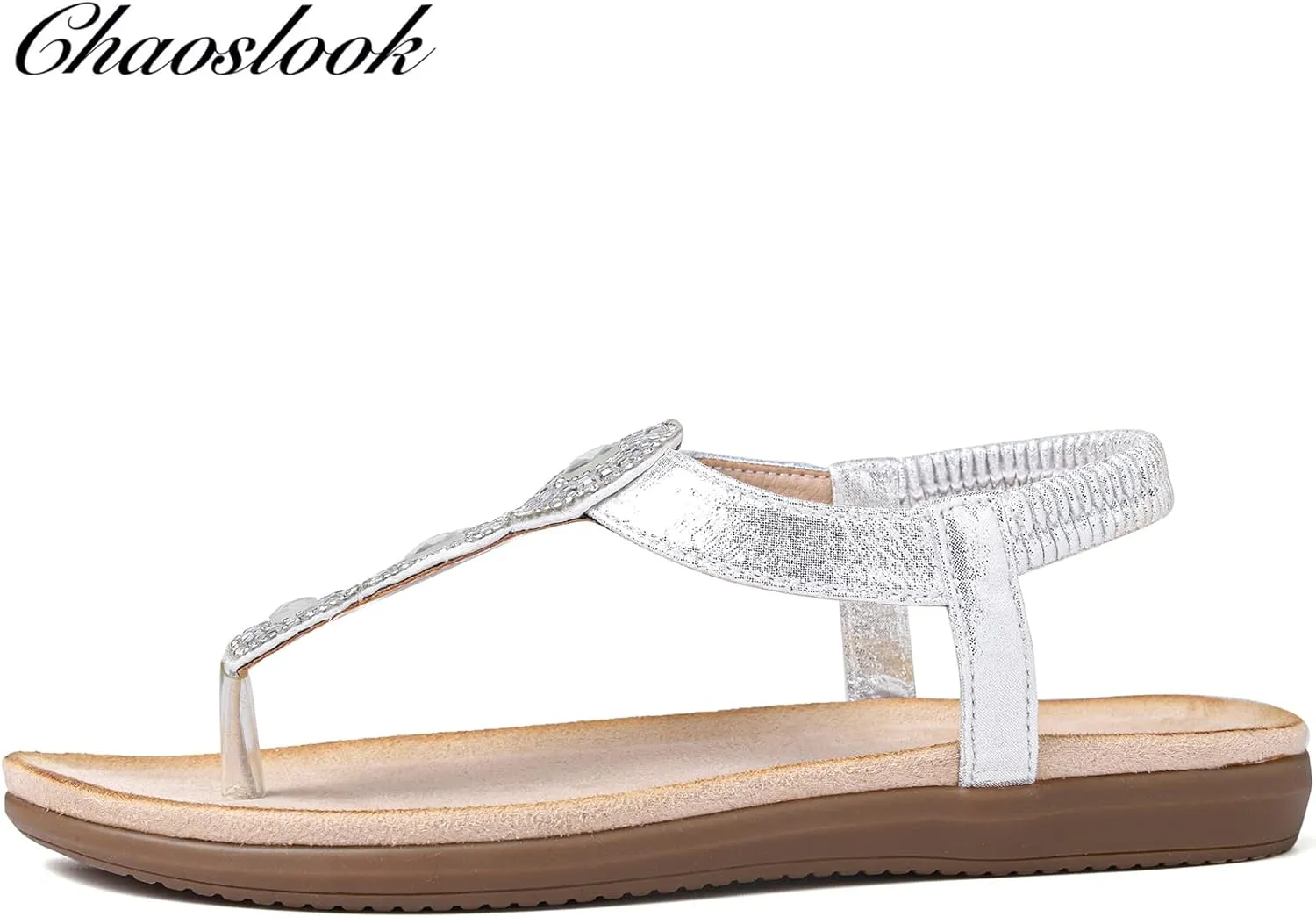 Bohemian Dress Sandals Womens Casual Flats Sandals Comfortable Ankle Strap Summer Boho Thong Sandals