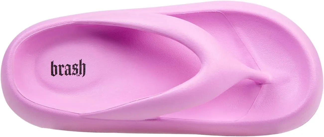 Brash Womens Chillax Pillow Thong Sandal