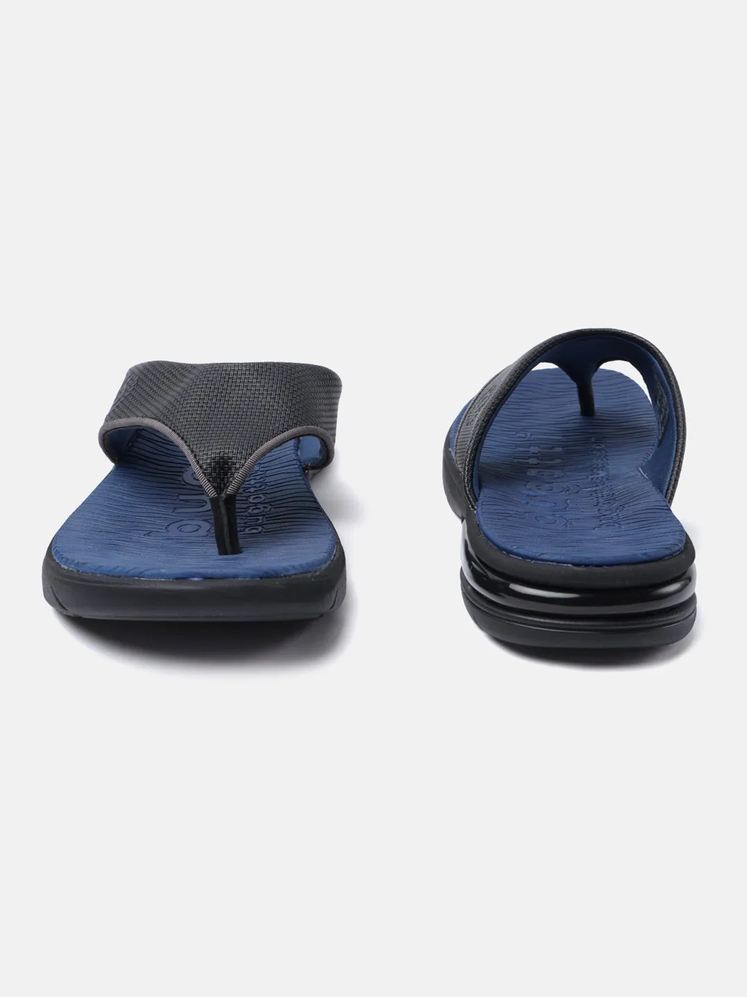 bugatti Black Thongs Sandals