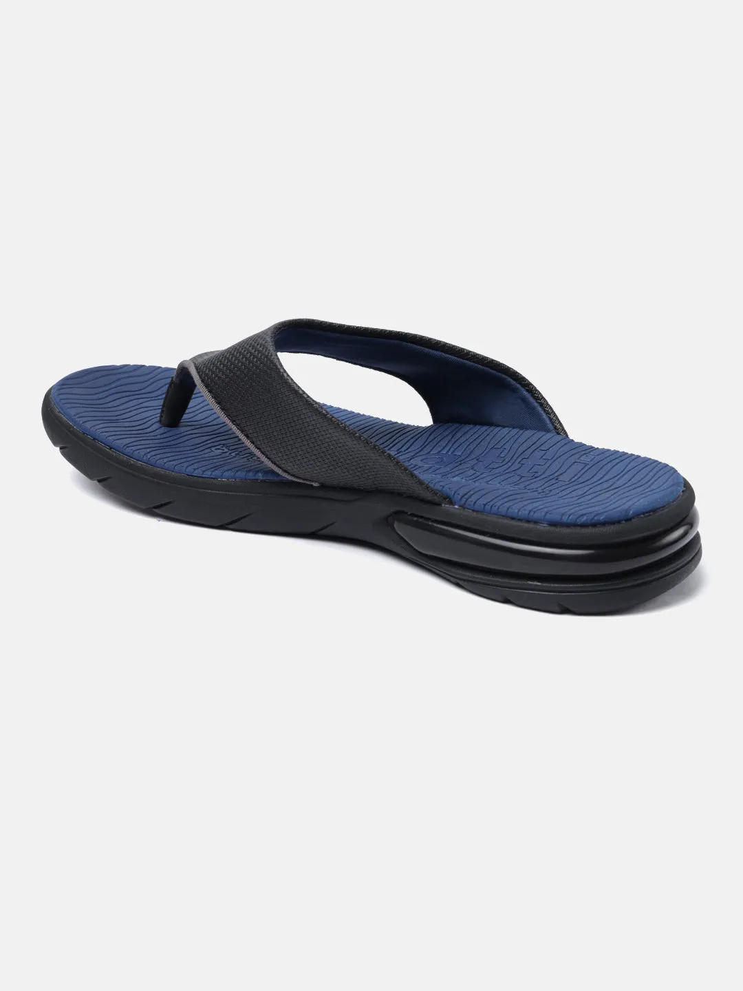 bugatti Black Thongs Sandals