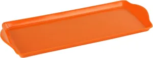 Calypso Basics Plastic Tidbit Melamine Sandwich Tray, Orange