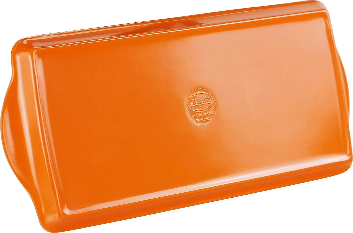 Calypso Basics Plastic Tidbit Melamine Sandwich Tray, Orange
