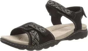 Clarks Women's Amanda Sprint Sport Sandal, Black Sde, 9.5 Women