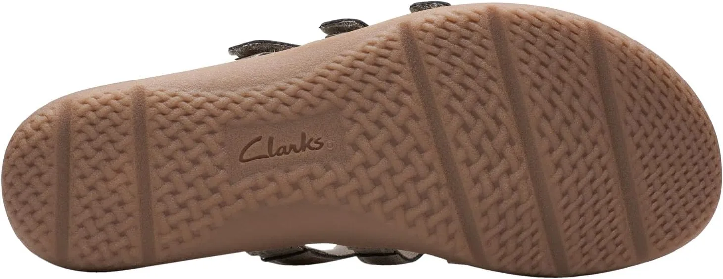 Clarks Womens Elizabelle Mae Floral Print Burnout Thong Sandals