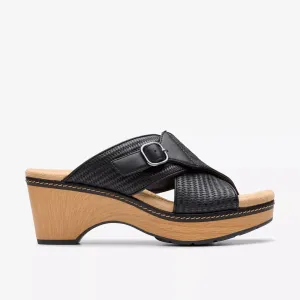 Clarks Women's Seannah Nora Black Interest 26181945