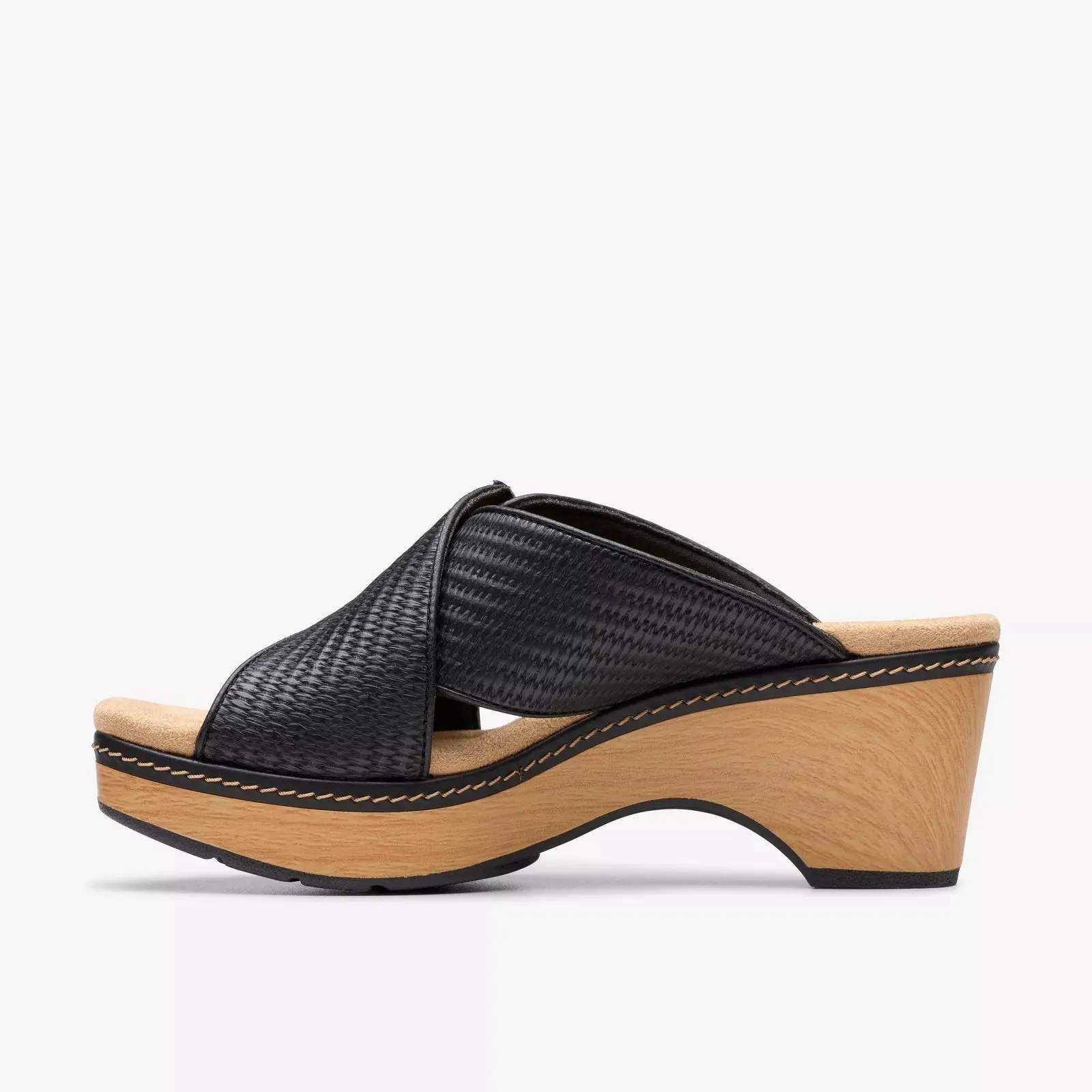 Clarks Women's Seannah Nora Black Interest 26181945