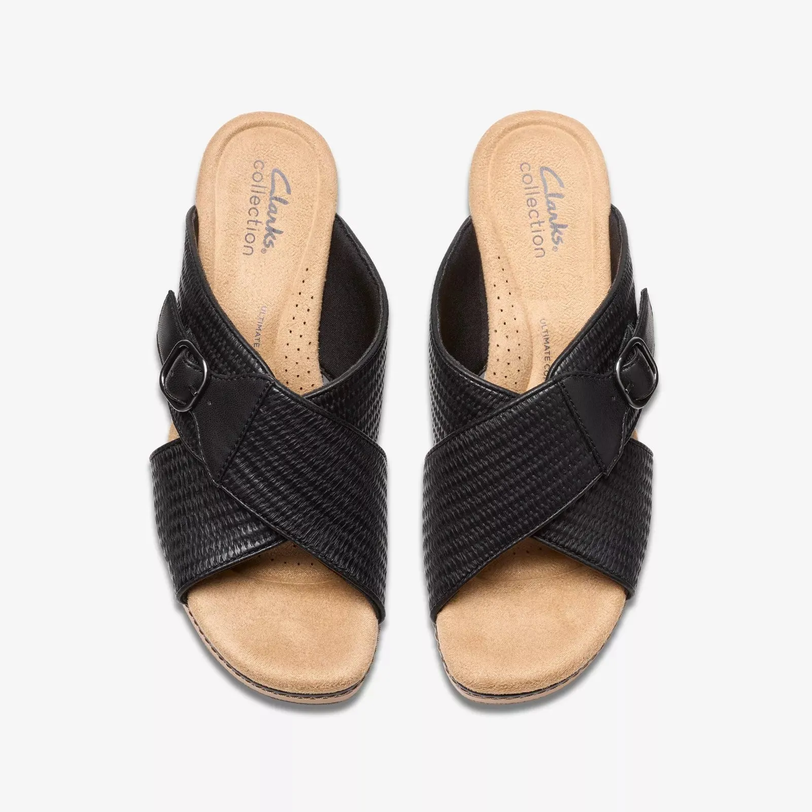 Clarks Women's Seannah Nora Black Interest 26181945