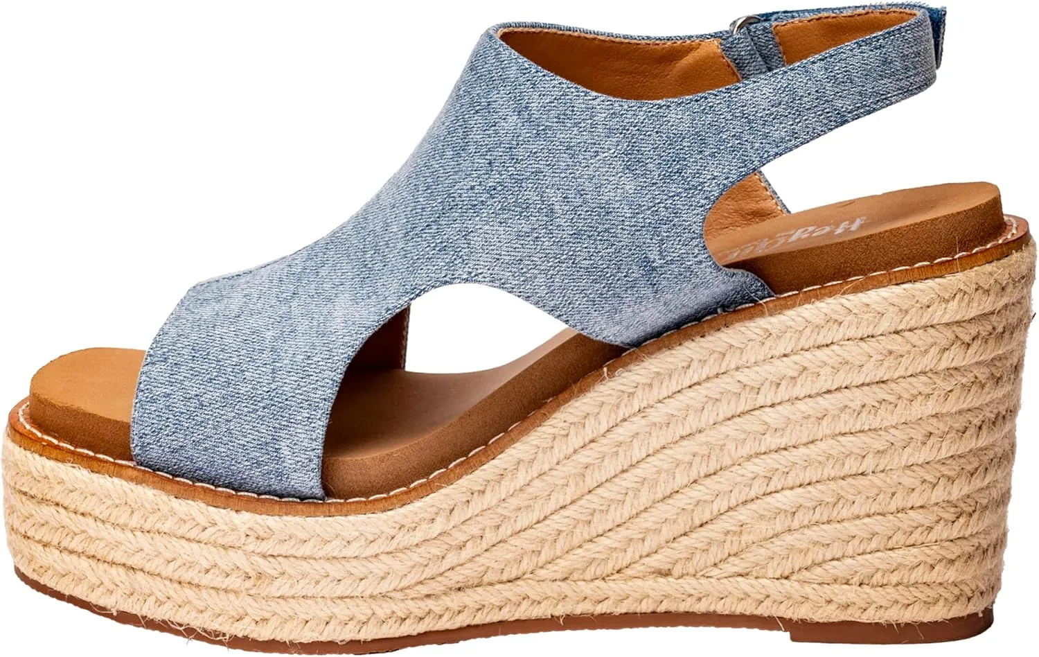 Corkys Footwear Women's Freddie Wedge Sandals with 3.75-Inch Heel and 2-inch Platform- Comfort-Enhancing EVA Insoles, and Stylish Jute Wrapped Bottom Design