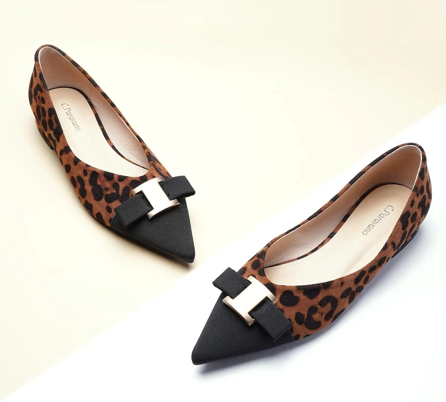 C.Paravano Women’s Flats I Flat for Women Leather I Pointed Toe Flats I Ballet Flats for Women I Slip on Dressy Flats