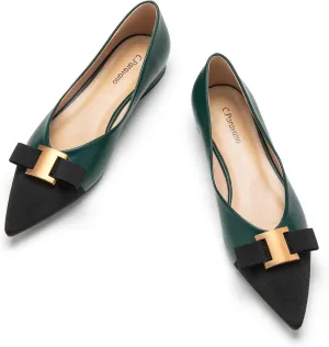 C.Paravano Women’s Flats I Flat for Women Leather I Pointed Toe Flats I Ballet Flats for Women I Slip on Dressy Flats