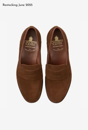 Crockett & Jones Unley Loafer Snuff Suede City Sole