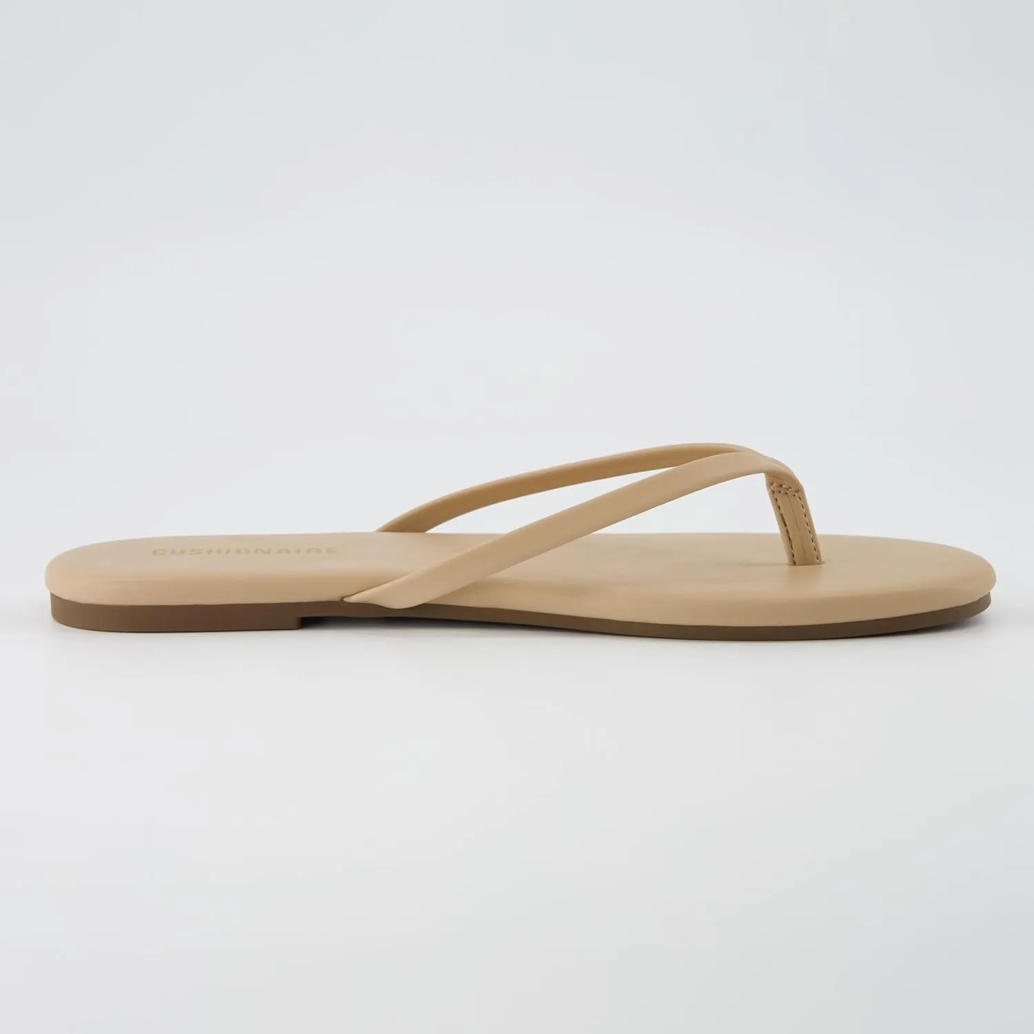 CUSHIONAIRE Cruise Women’s Minimalist Flip Flops – Ultra-Lightweight Summer Sandals with Non-Slip Sole