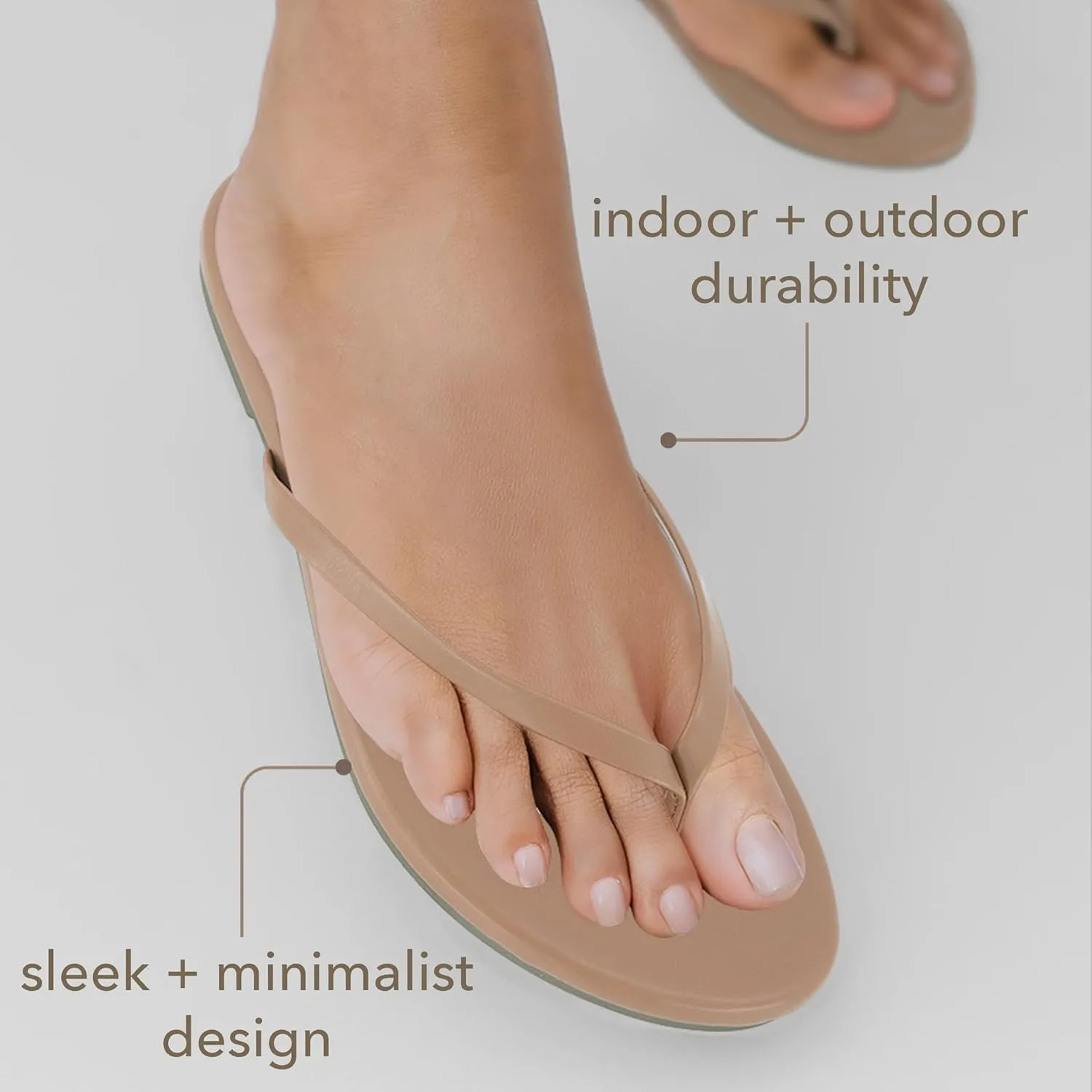 CUSHIONAIRE Cruise Women’s Minimalist Flip Flops – Ultra-Lightweight Summer Sandals with Non-Slip Sole