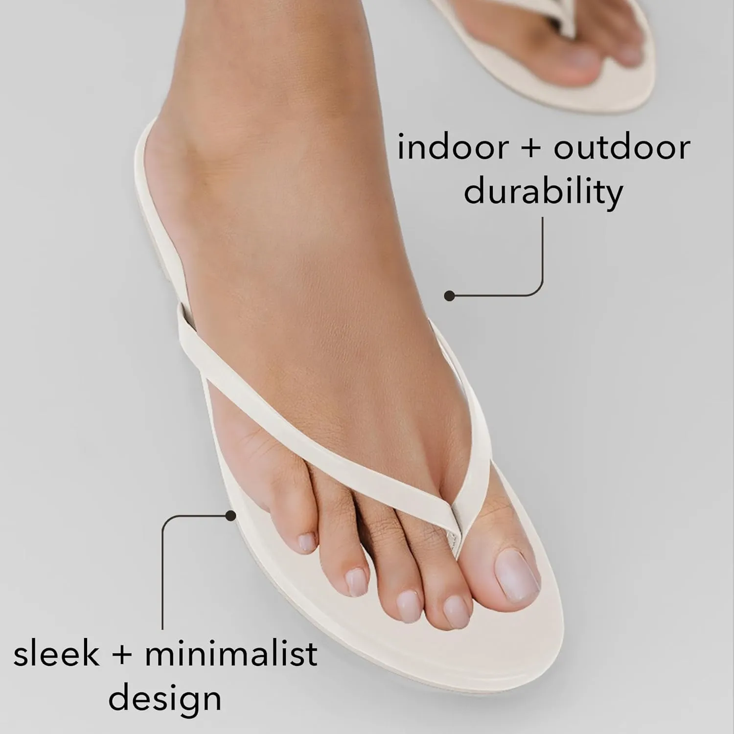 CUSHIONAIRE Cruise Women’s Minimalist Flip Flops – Ultra-Lightweight Summer Sandals with Non-Slip Sole