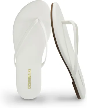 CUSHIONAIRE Cruise Women’s Minimalist Flip Flops – Ultra-Lightweight Summer Sandals with Non-Slip Sole