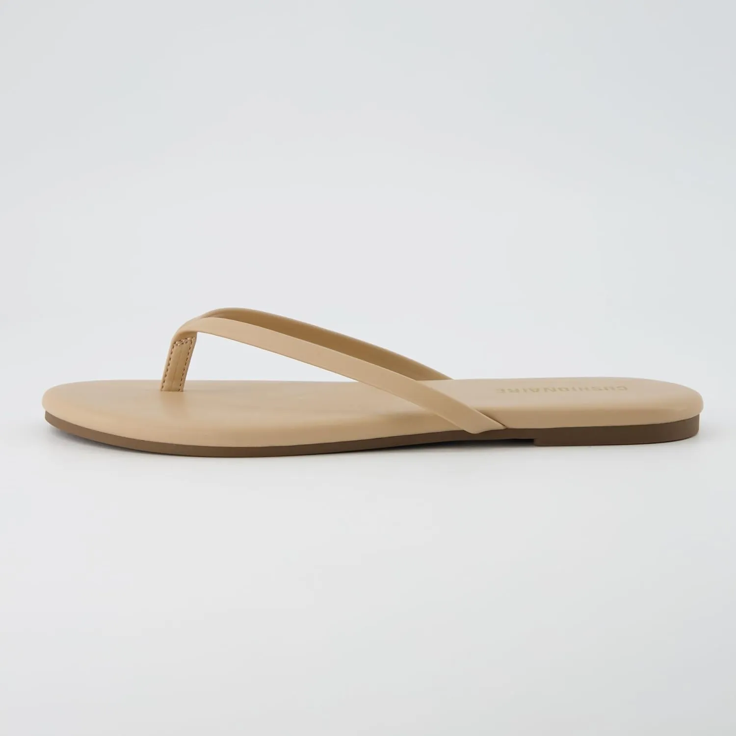 CUSHIONAIRE Cruise Women’s Minimalist Flip Flops – Ultra-Lightweight Summer Sandals with Non-Slip Sole
