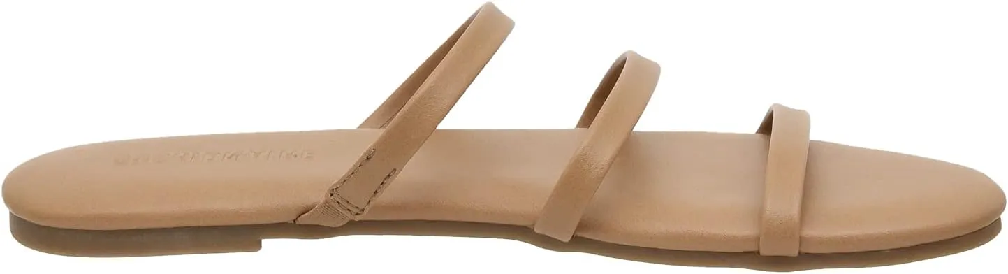 CUSHIONAIRE Women's Capri slide Flip Flop Sandal with Memory Foam