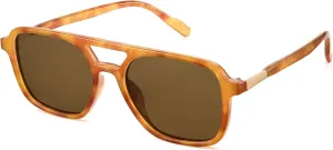 Cyxus Retro Aviator Sunglasses for Women Vintage 70s Style Polarized Lens UV Protection for Beach Music Festivals Shopping