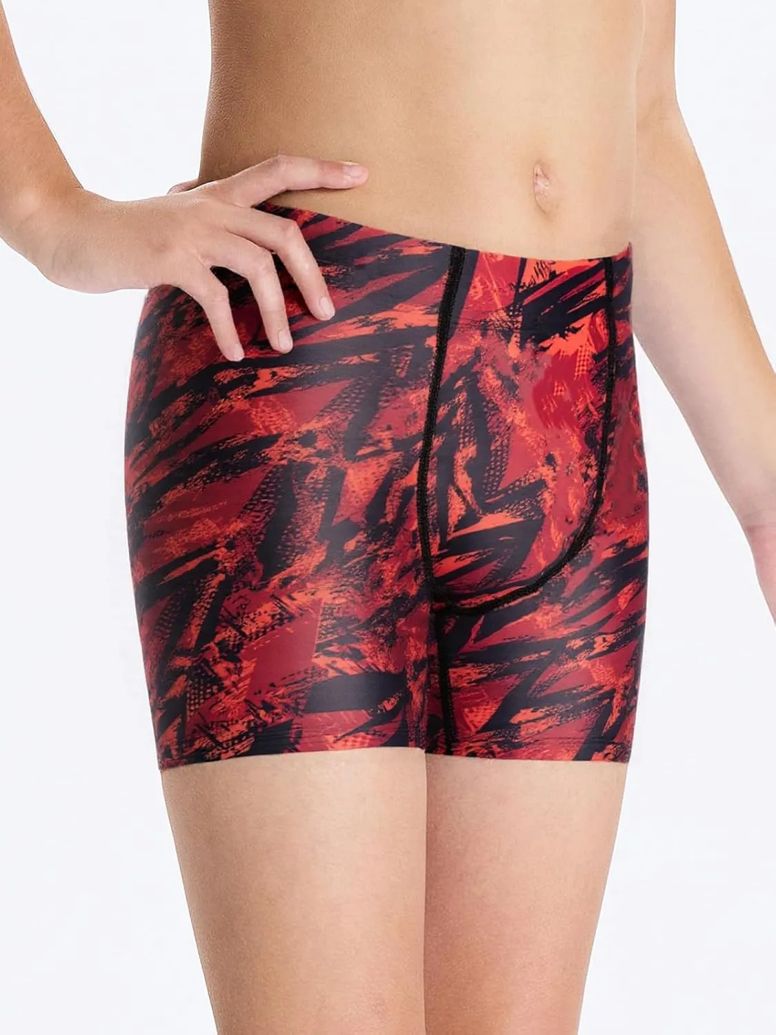 DEVOROPA Youth Boys Swim Shorts Square Leg Swimsuit Nylon Swimming Boxer Brief UPF 50 